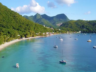 Martinique Beachfront Two Bedroom  Rental Villa